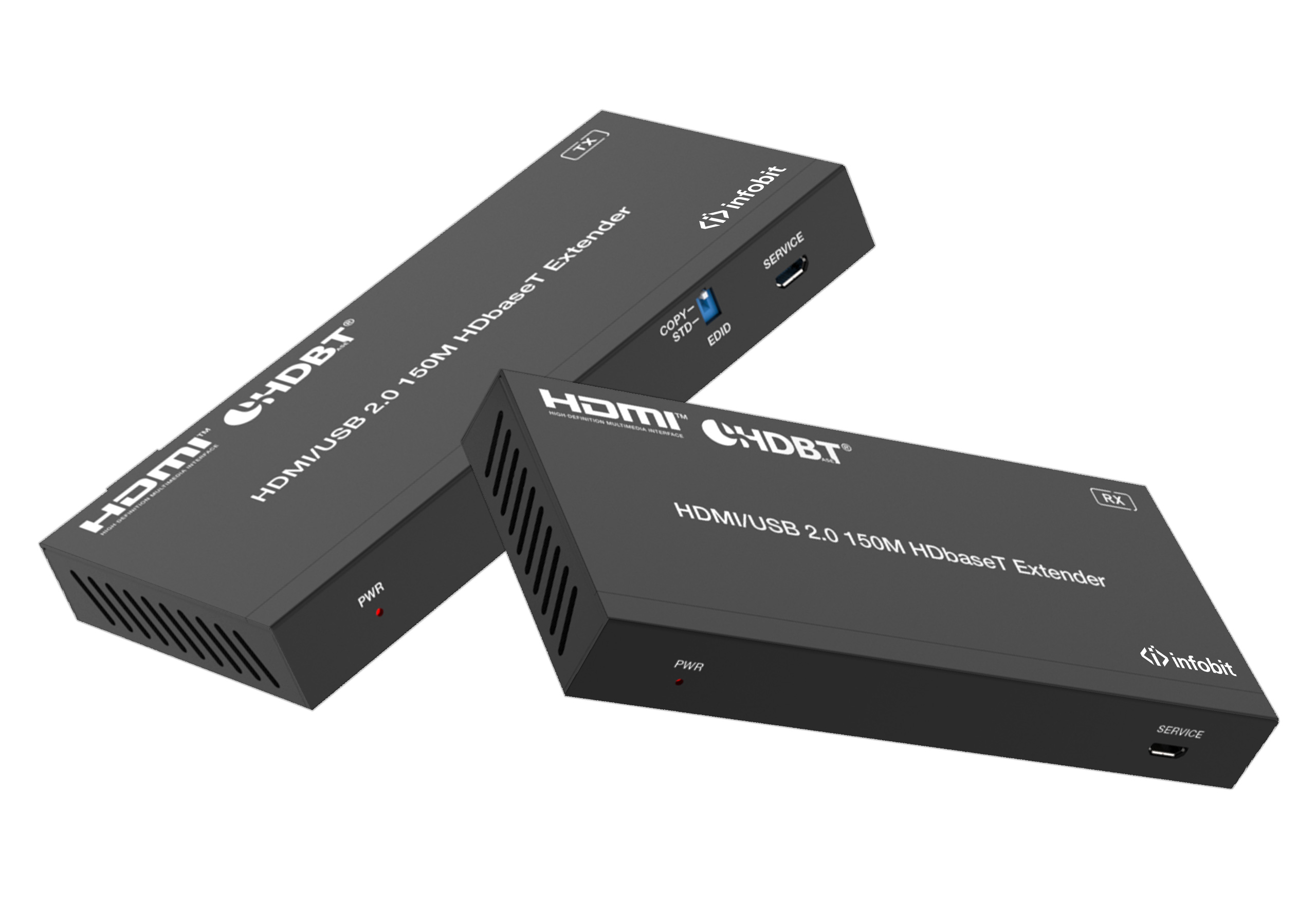 Приемо-передатчик Infobit iTrans E150U2 HDBaseT HDMI 18.0Gbps, 150m for 1080p, 120m for 4K/60Hz